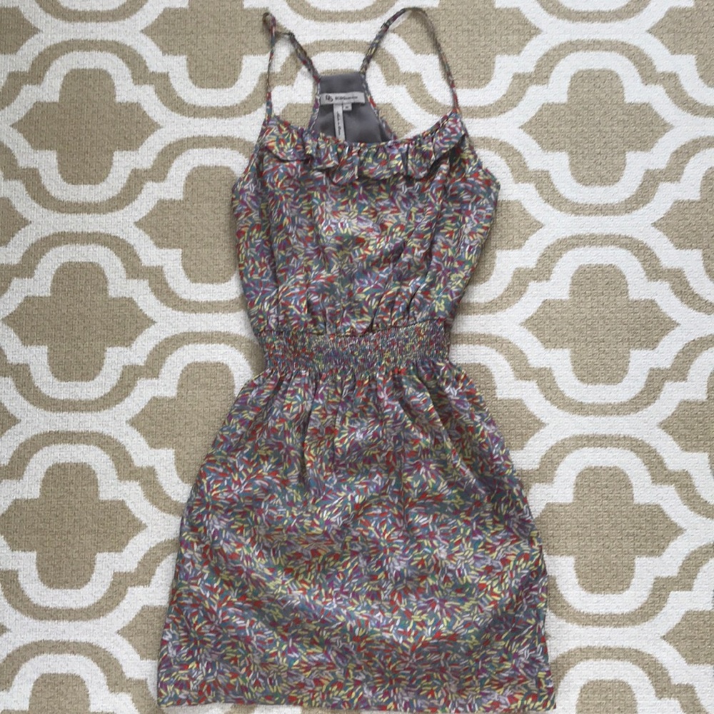 BCBG generation XS taupe MLT dress